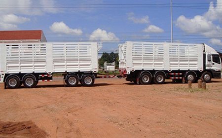 50 units  drawbar trailer export Africa, In December 2015